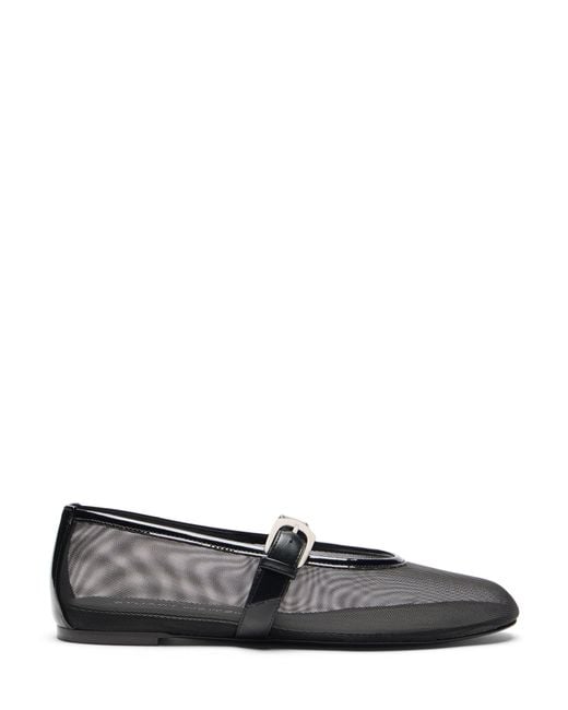 Stuart Weitzman Black Sai Bareitall Mary Jane