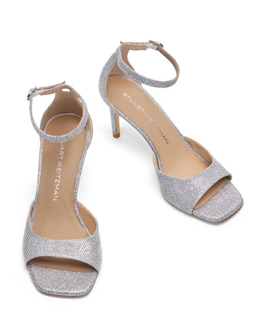 Stuart Weitzman Metallic Nudistia 75 Sandal