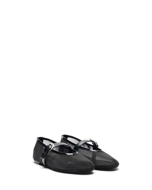 Stuart Weitzman Black Sai Bareitall Mary Jane