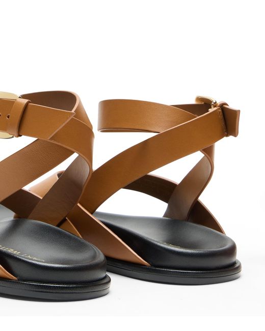 Stuart Weitzman Brown Marykate Sandal