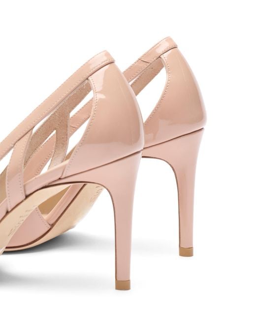Stuart Weitzman Pink Stuart Power Cutout 85