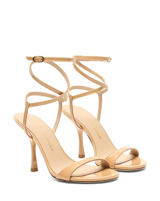 Stuart Weitzman Metallic Nudist Wrap 100