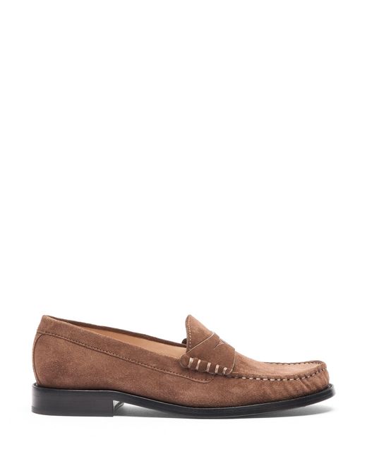 Stuart Weitzman Brown Lottie Loafer
