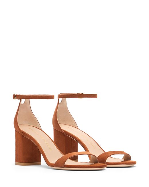 Stuart Weitzman Brown Nudist Block 75