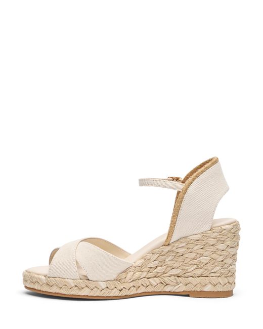 Stuart Weitzman Natural Mirela Ii Espadrille Wedge