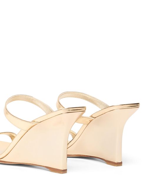 Vinnie Wedge Slide 85 Stuart Weitzman en coloris Natural