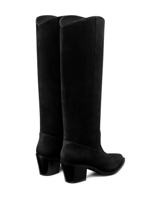 Stuart Weitzman Black Tate Knee-High Boots
