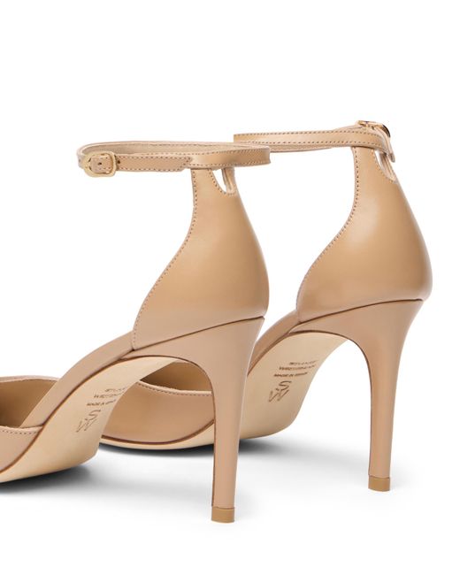 Stuart Weitzman Natural Stuart Power Strap 85