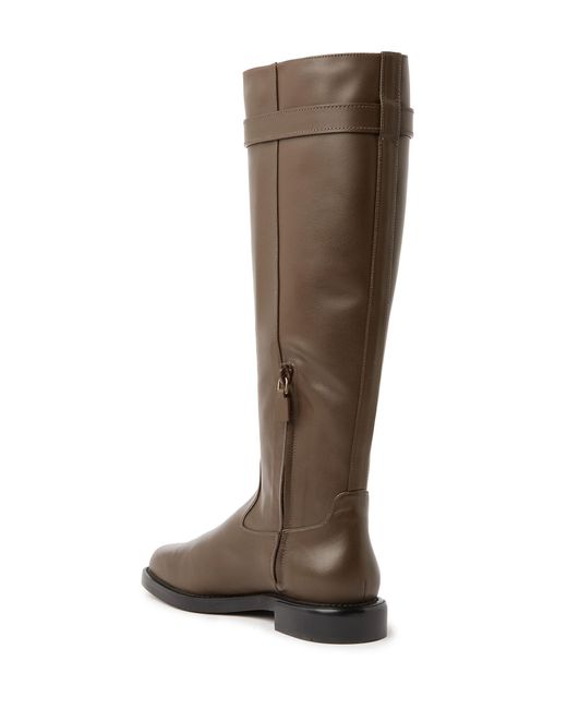 Stuart Weitzman Brown Sw Buckle Boot