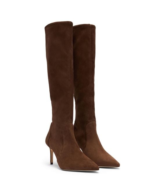 Stuart Weitzman Brown Stuart Power Stiefel 75