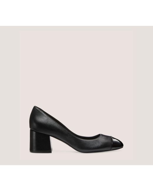 Stuart Weitzman Black Flareblock 60 Pump Pumps & Heels