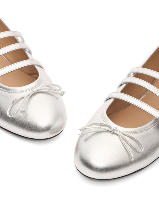 Stuart Weitzman White Celeste Mj Ballet