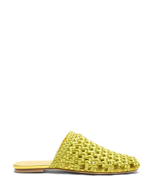 Stuart Weitzman Yellow Marina Mule