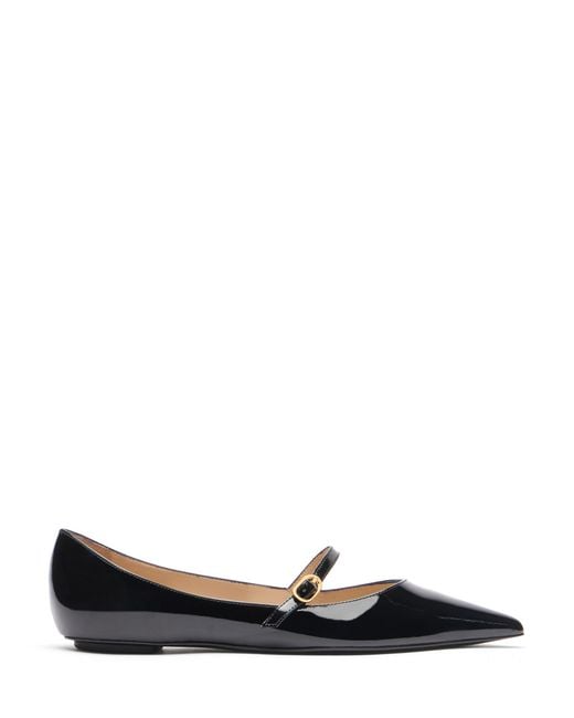 Stuart Weitzman Black Emilia Mary Jane Flat