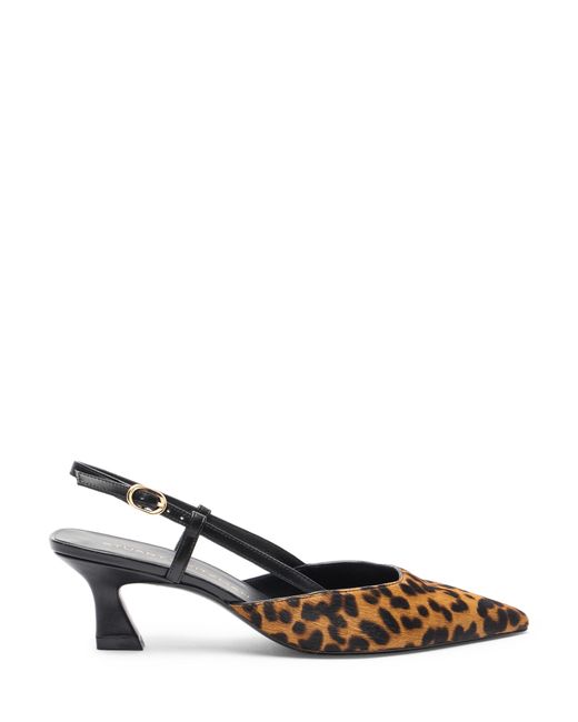 Stuart Weitzman Brown Vinnie 50 Slingback