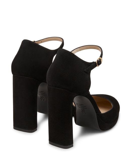 Stuart Weitzman Black Babette Platform Pump