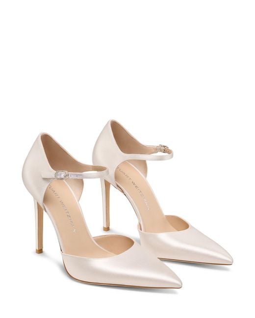 Stuart Weitzman Natural Kensington Pump 100