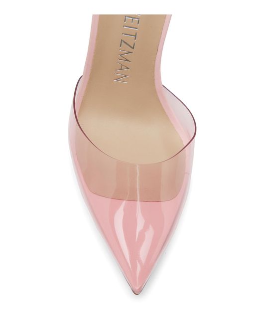 Stuart Weitzman Pink Glam 100 Strap Pump