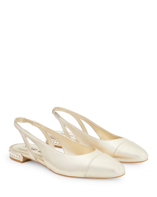 Stuart Weitzman Natural Crystal Slingback
