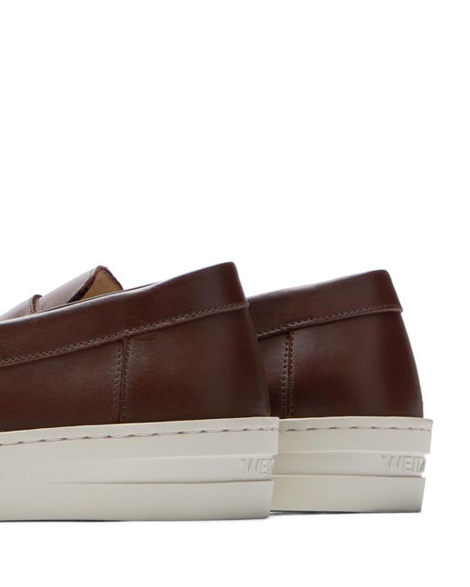 Stuart Weitzman Brown Hamptons Buckle Loafer for men