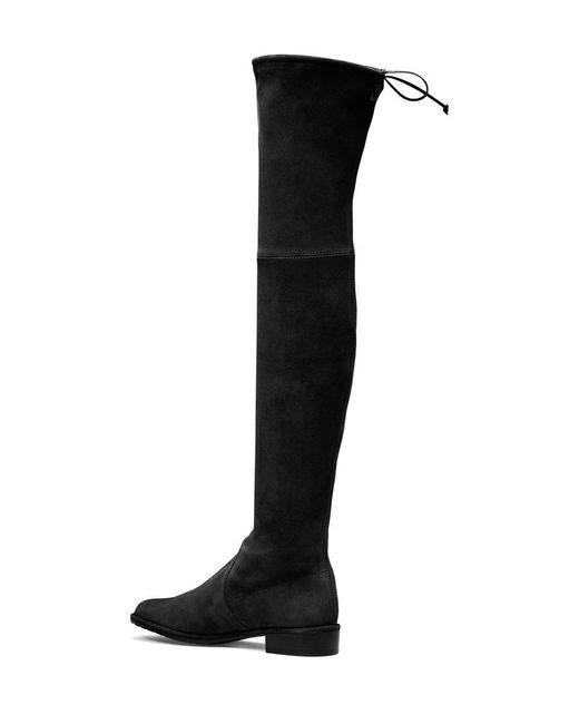 Stuart Weitzman Leather The Lowland Boot in Black - Save 35% - Lyst
