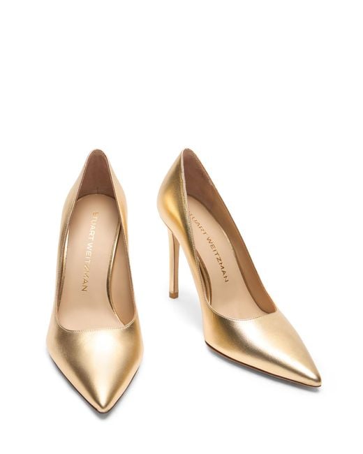 Stuart Power Pump 100 di Stuart Weitzman in Metallic
