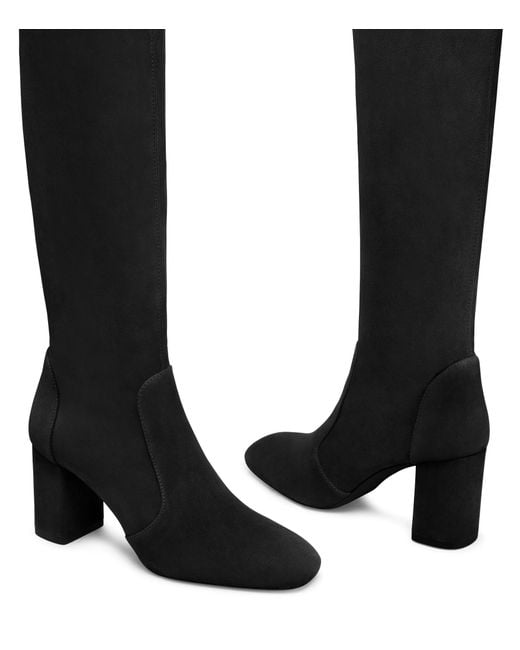 Stuart Weitzman Black Lucie Boot 75