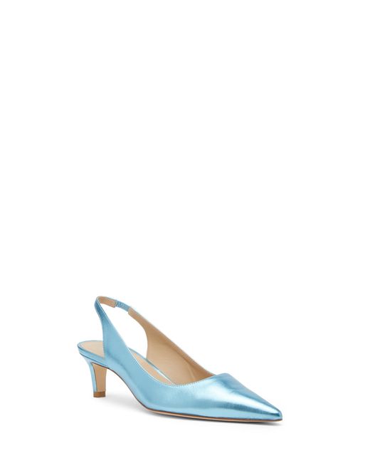 Stuart Weitzman Blue Stuart 50 Slingback Pump