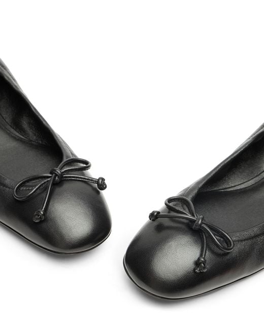 Stuart Weitzman Black Bria Ballet Flat