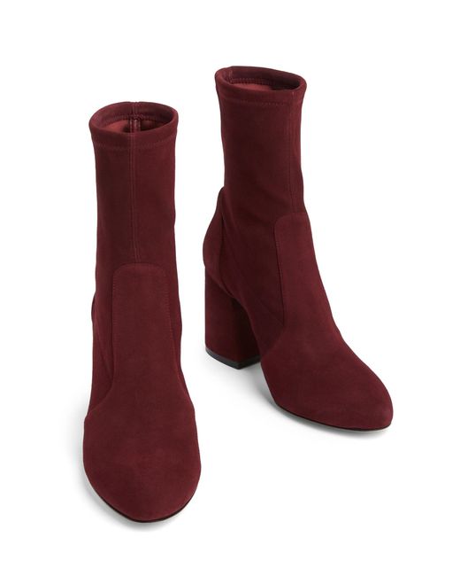 Stuart weitzman hotsell red booties