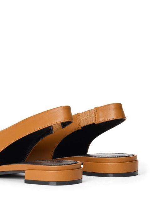 Stuart Weitzman Brown Lenny Slingback