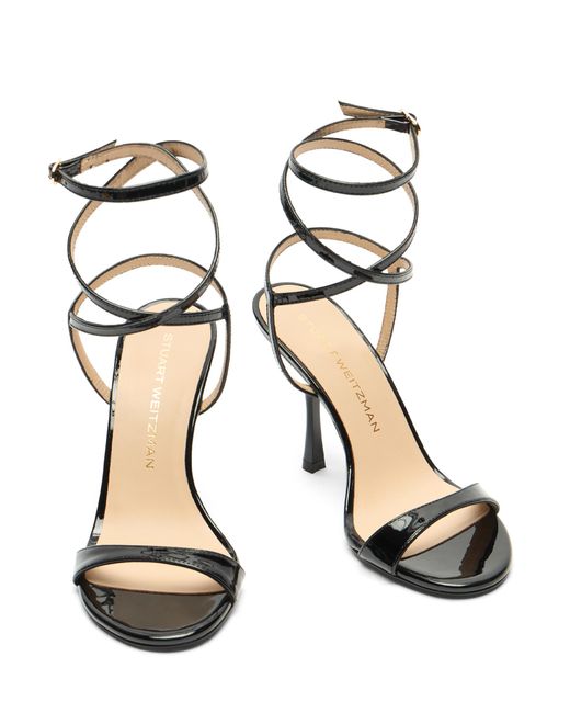 Stuart Weitzman Black Nudist Wrap 100