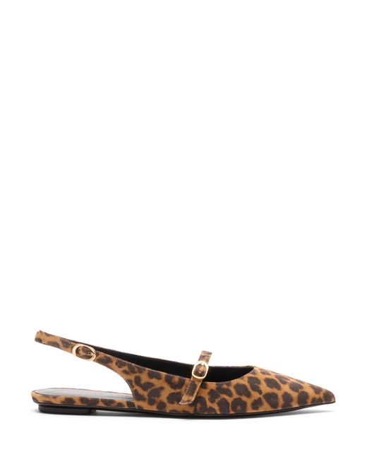 Stuart Weitzman Brown Emilia Mary Jane Slingback
