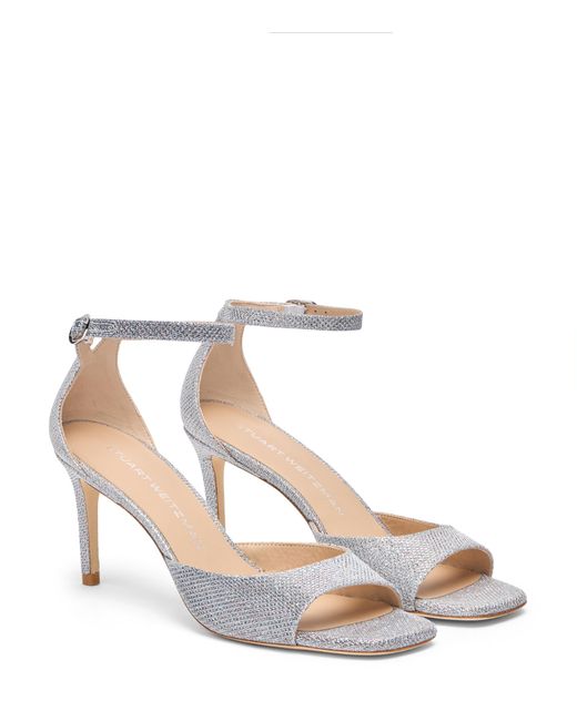 Stuart Weitzman Metallic Nudistia 75 Sandal