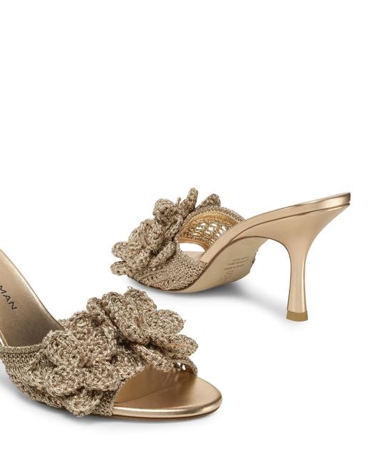 Heeled Mules Stuart Weitzman en coloris Metallic