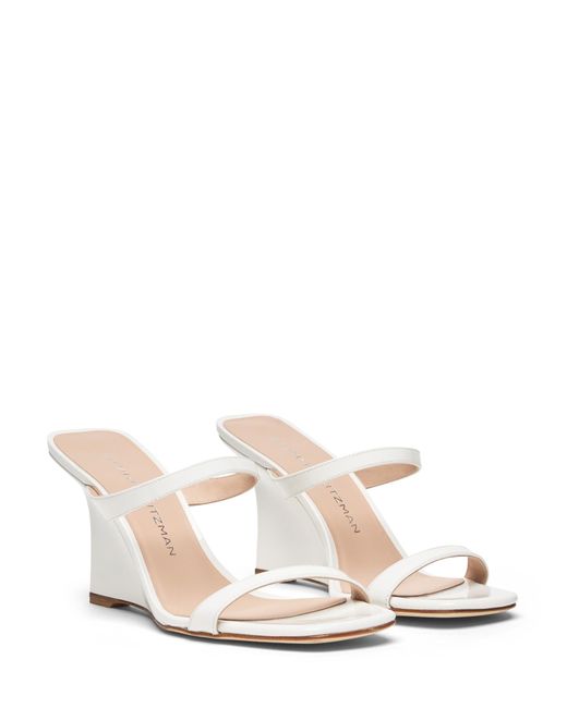 Stuart Weitzman White Wedges