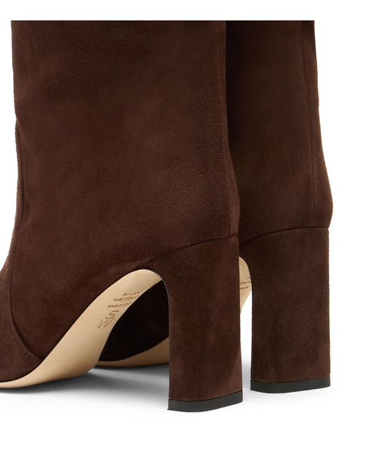 Stuart Weitzman Brown Babette Tubo Boot 85