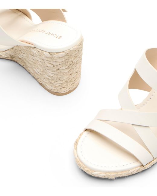 Stuart Weitzman Natural Sai Espadrille Wedge