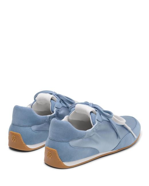 Stuart Weitzman Blue Bond Ruche Sneaker