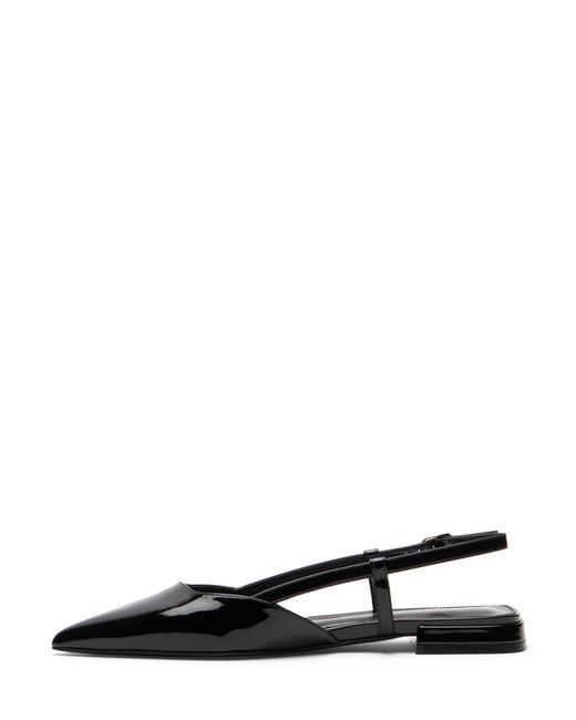Stuart Weitzman Black Vinnie Slingback