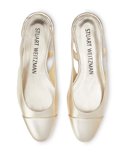 Stuart Weitzman Natural Crystal Slingback