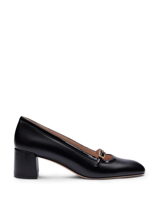 Stuart Weitzman Black Georgie Pump 50