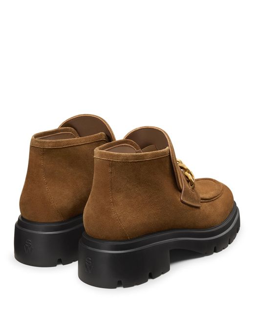 Stuart Weitzman Brown Soluxe Hudson Chukka