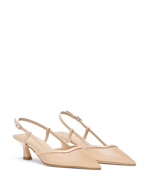 Stuart Weitzman Natural Vinnie 50 Slingback