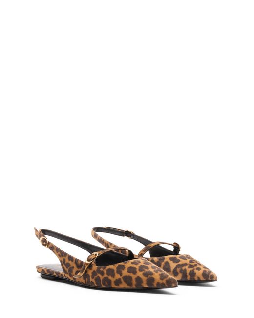 Stuart Weitzman Brown Emilia Mary Jane Slingback
