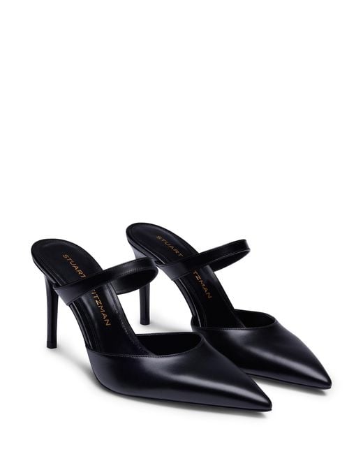 Stuart Weitzman Black Stuart Power Mule 85