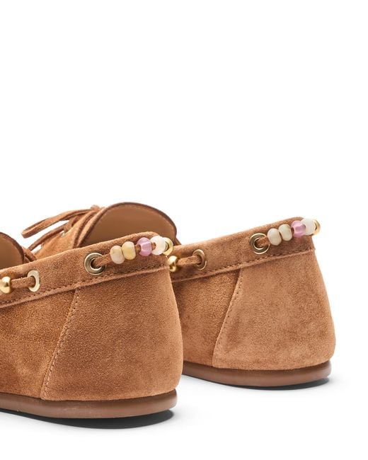 Stuart Weitzman Brown Boat Shoes