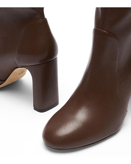Stuart Weitzman Brown Babette Stiefelette 85