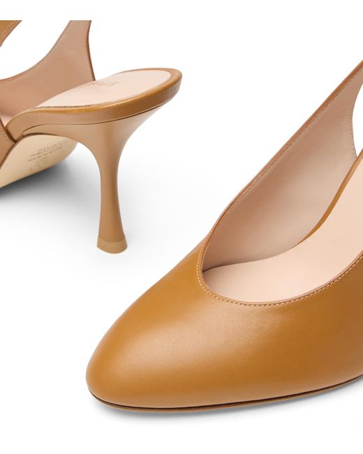 Stuart Weitzman Brown Madison Slingback 85
