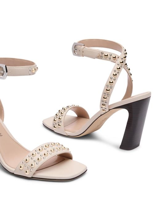 Stuart Weitzman Metallic Perry Sandal 85